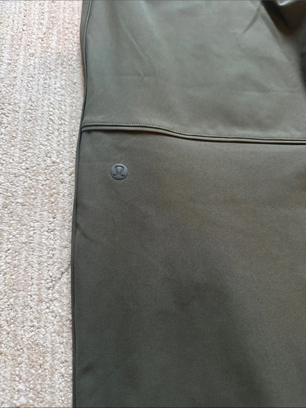 Lululemon Woman's Size 8 Dark Olive Essential High-Rise Trouser Pocket Pants